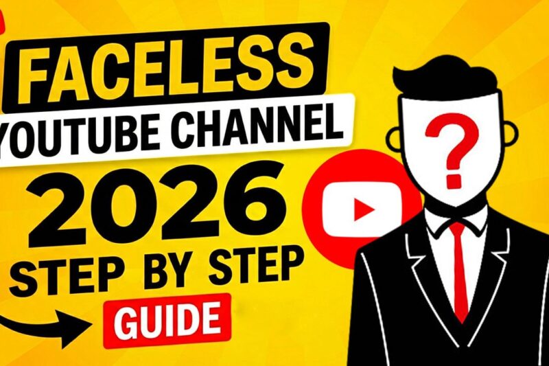 Start a Faceless YouTube Channel in 2026 A Stepby Step Guide