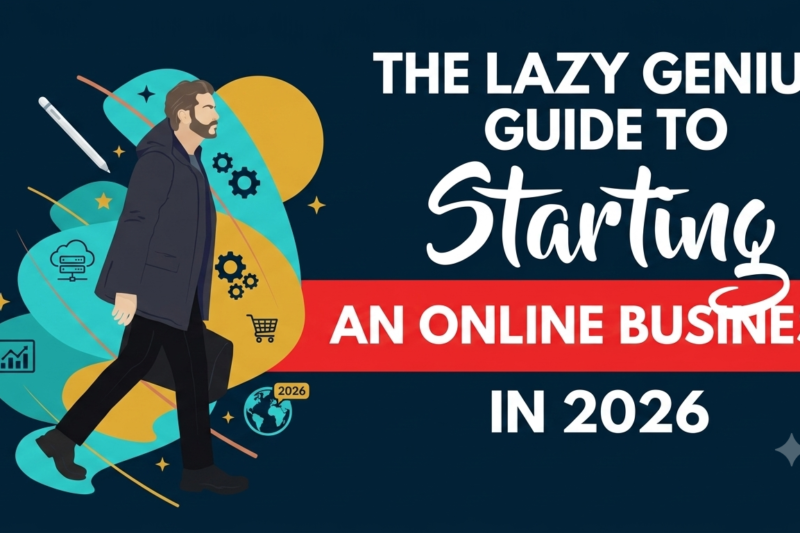 The Lazy Genius Guide to Starting an Online Business 2026 Without Burning Out